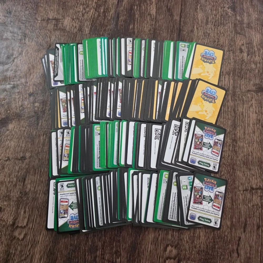500+ POKEMON Live QR Code Cards Bulk Lot 24 oz Unused Digital Reward